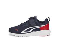 PUMA all- Day Active AC+ PS, Scarpe da Ginnastica, Peacoat White-High Risk Red, 32.5 EU