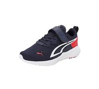 PUMA Unisex Kids All-day Active Ac+ Ps Scarpe da ginnastica, Peacoat Puma White High Risk Red, 30 EU