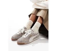 PUMA - Arizona - Sneakers con stampa leopardata-Marrone 40
