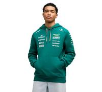 PUMA Aston Martin F1 2026 Felpa Team Uomo con Cappuccio - Verde - Taglia: L