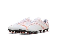 PUMA ATTACANTO FG/AG JR, Scarpe da Calcio, White-Glowing Red, 37.5 EU