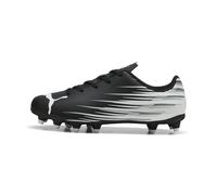 PUMA Attacanto Firm, Artificial Ground Soccer Cleats, Scarpe da Ginnastica Unisex-Bambini e Ragazzi, Nero Bianco Ah25, 10 Big Kid