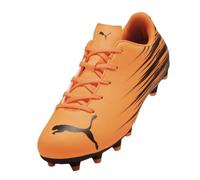 PUMA Attacanto Firm, scarpe da calcio artificiali unisex per bambini, Calore Fuoco nero Ah25, 1 Big Kid