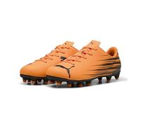 Puma Attacanto II Fg/AG Jr - Scarpa da Calcio Unisex per Bambini, Heat Fire Puma Nero, 33 EU