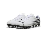 Puma Scarpe da calcio Attacanto II Fg/AG Jr Unisex per bambini Puma White/Puma Black 33 EU