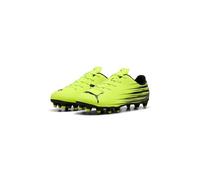 Puma Attacanto II Fg/AG Jr - Scarpa da Calcio Unisex per Bambini, Yellow Alert Puma Black, 33 EU