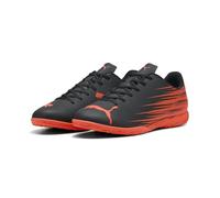 Puma ATTACANTO II IT Scarpa da Calcio da Uomo, Nero-Rosso Brillante, Taglia 40, Puma Nero Rosso Brillante, 40 EU