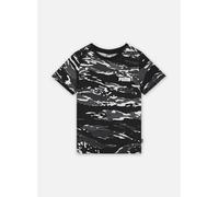 Puma - B Ess+ Camo Aop Tee Nero - Abbigliamento 8A Nero