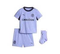 PUMA Baby completo Third Olympique de Marseille 26/27 per bimbi ai primi passi, Accessori, Viola, 6-9M 6-9M