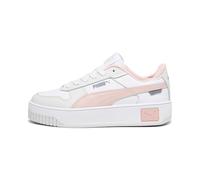 PUMA Baby Girl Carina Street Jr Scarpe da ginnastica, Puma White Rose Dust Feather Grey, 38.5 EU