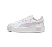 PUMA Carina Street Jr, Sneaker, White-Grape Mist, 37 EU