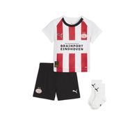 PUMA Baby kit Home PSV Eindhoven 25/26 per bimbi ai primi passi, Abbigliamento, Rosso/Bianco, 9-12M 9-12M