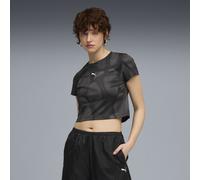 PUMA Baby T-shirt con stampa integrale DARE TO da donna, Abbigliamento, Nero, M M