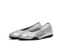 PUMA Ballerine Catch Metallic Whisper da Donna 38, Silver Black Metallic
