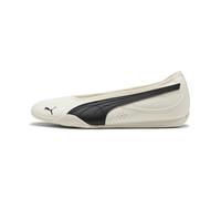 PUMA Puma Catch Soleil Ballerina, Scarpe da Ginnastica Donna, Warm White-Puma Black, 40.5 EU