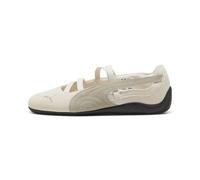 PUMA Ballerine in suede Speedcat Ballet da donna, Scarpe, Bianco, 39 39