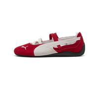 PUMA Ballerine in suede Speedcat Ballet da donna, Scarpe, Rosso/Bianco/Nero, 37 37