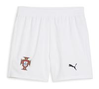 PUMA Bambini Portogallo Pantaloncini Away 2025 Juniors, bianco/nero, 9-10 Years
