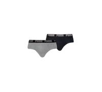 PUMA Men Everyday Slips (2er Pack), Grau Melange/Schwarz, L