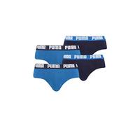 PUMA Basic Brief Men - Mutande da uomo, confezione da 4, Blu TrueBlue/TrueBlue, XL