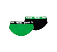 Puma Basic Men's Briefs 2 Pack, Green Combo, S