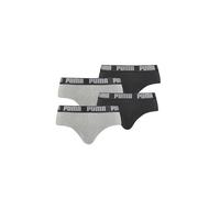 Puma Basic Slip Uomo Unterhose 4er Pack Cotone 95%/Elastan 5%