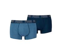 PUMA Boxer Trunk Boxershorts Herren Everyday Unterhose Pant Unterwäsche 2er Pack, Farbe:007 - Denim, Bekleidungsgröße:L, 007 - Denim, L