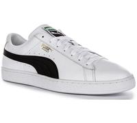 Puma Basket Classic XXI Low Pro Mesh Trainer Uomo Bianco Nero UK 8 - 13