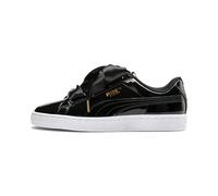 PUMA Basket Heart Patent Wn's, Scarpe da Ginnastica Donna, Nero (Puma Black-Puma Black), 37 EU