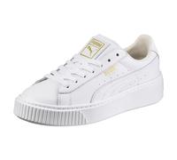 PUMA Basket Platform Core Donna Formatori White Gold - 3 UK
