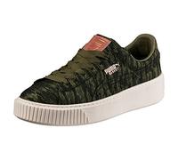 Puma Basket Platform VR - Scarpe da Ginnastica Basse Donna, Verde (Olive Night-Olive Night), 40 EU
