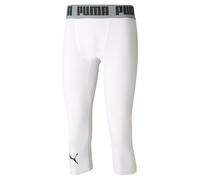 Puma BBall Compression 3/4 Pantaloni Da Basket Uomo Sportivi 605079 Bianco