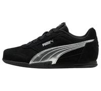 PUMA Bella Donna SD Metallic AC PS Sneaker, Nero Argento, 12 UK Bambino, Puma Black Puma Silver, 12 UK Child