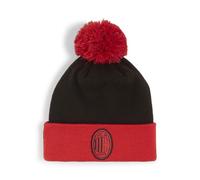 PUMA Berretto con Pom Pom AC Milan per Ragazzi Jugendlicher for all Time Red Black