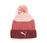 PUMA WS Pom Beanie Berretto, Frullato alla Pesca-Blush Elettrico-Diaspro Scuro, Taglia Unica Donna
