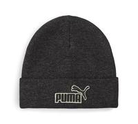 PUMA Berretto Ess Elevated Heather Mid Crown Beanie Puma Black Heather Nero