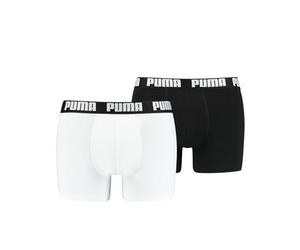 Puma Bi Pack Slip/Boxer Uomo Cotone Elasticizzato Art. 001 (2 Paia Boxer White/Black - XL / 6)
