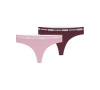 Puma Biancheria Intima da Donna (Confezione da 2), Rubino Shimmer, S