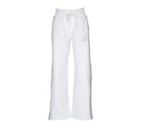 PUMA - Bianco Pantaloni Tuta Leggeri Dritti - - Trousers - Donna - Bianco - M