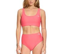 PUMA Bikini Top e Costume da Bagno Set, Colore: Rosa, XL Donna