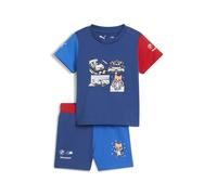 PUMA BMW M Motorsport Essentials Short Sleeve Set Toddlers, Abbigliamento, Pro Blu/M Color, 4-6M 4-6M
