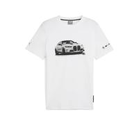 PUMA BMW MMS Ess Graphic Tee, Magliette Uomo, PUMA White, S