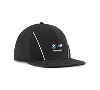 PUMA BMW MMS Flat Brim cap, Cappellini a Tesa Piatta Unisex - Adulto, PUMA Black,