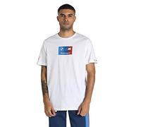 PUMA BMW MMS Logo Tee + Maglietta, Bianco, L Uomo