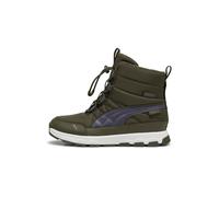 PUMA Evolve Boot Puretex Jr, Sneaker, Dark Olive-Galactic Gray White, 37.5 EU