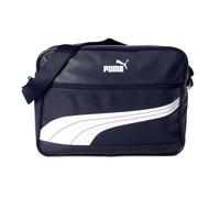 PUMA Borsa a tracolla unisex per adulti Campus Reporter Retro, blu/bianco