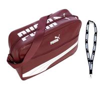 PUMA Borsa - Borsa a tracolla - Campus Reporter Retro Bag - Portachiavi Limited, 004 bordeaux/bianco, taglia unica