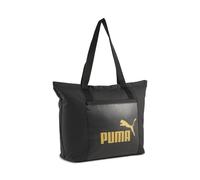 PUMA Borsa shopper Campus, Accessori, Nero/Oro/No. Logo, OSFA OSFA