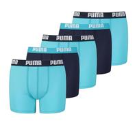 PUMA Boxer, Biancheria Intima Unisex - Bambini e ragazzi, Blu Light, 134-140