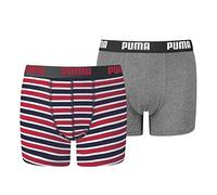 PUMA Boxer, Biancheria Intima Unisex - Bambini e ragazzi, Rosso, 122-128